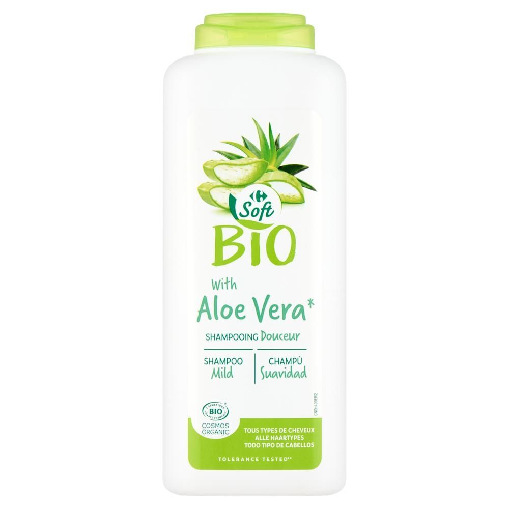 Carrefour Soft Bio Aloe Vera Łagodny szampon 400 ml