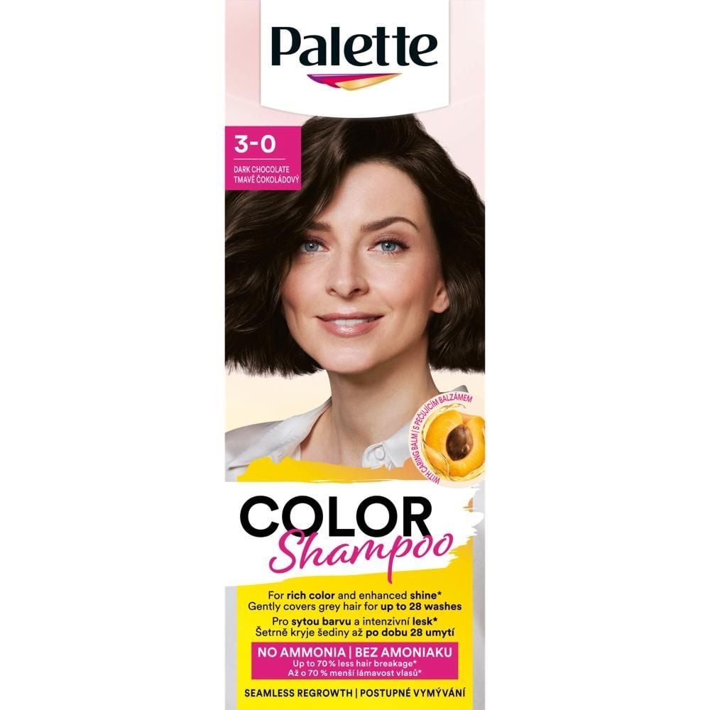 Palette Color Shampoo Szampon koloryzujący do włosów 3-0 ciemna czekolada