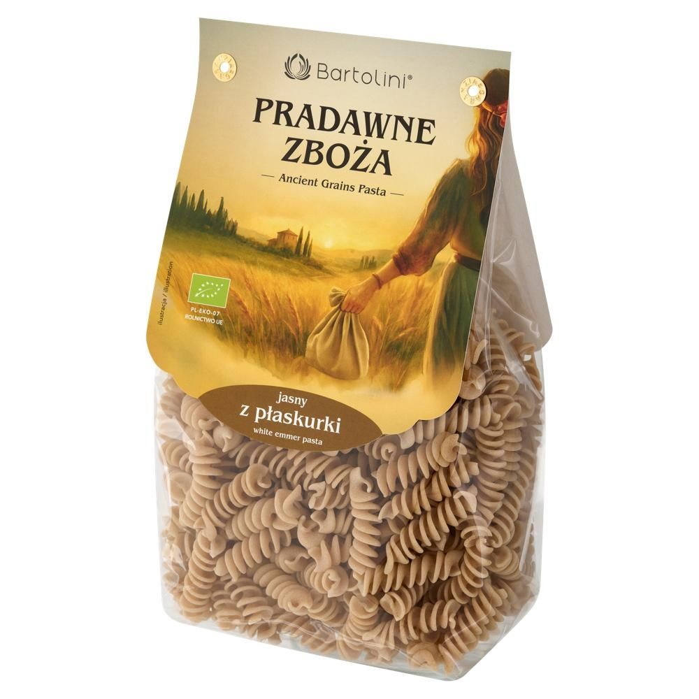 Bartolini Pradawne Zboża Makaron jasny z płaskurki świderek nr 5 250 g