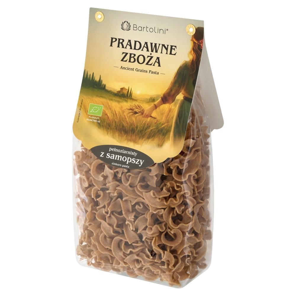 Bartolini Pradawne Zboża Makaron  pełnoziarnisty z samopszy fala 250 g