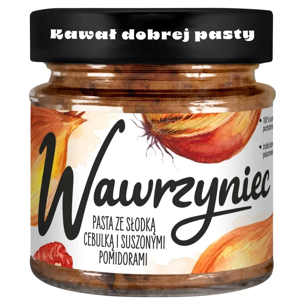 Wawrzyniec Pasta ze słodką cebulką i suszonymi pomidorami 180 g