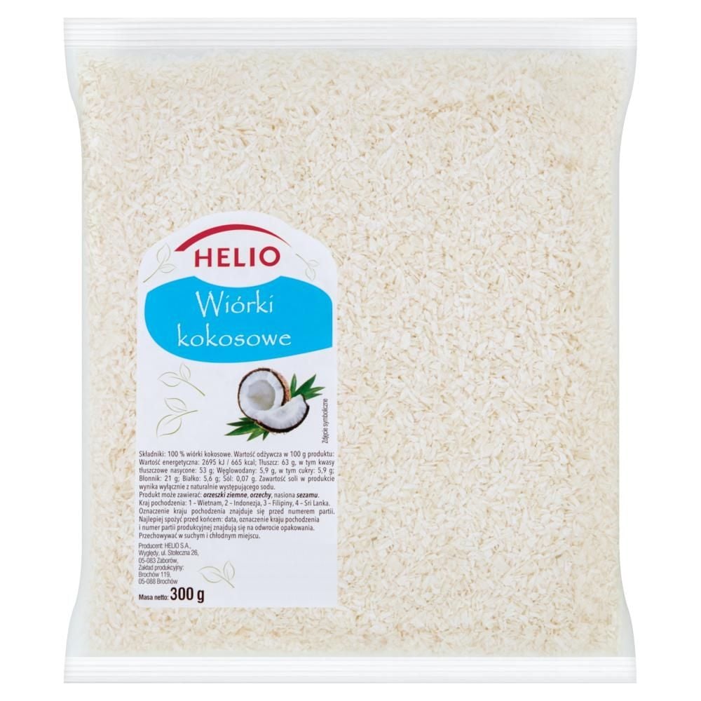 WIÓRKI KOKOSOWE HELIO 300 g