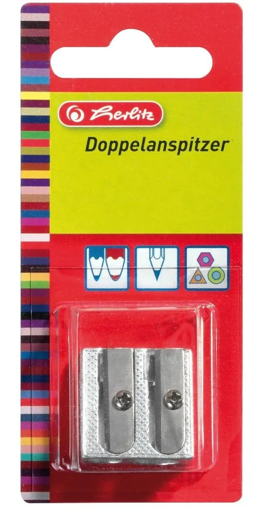 Temperówka Herlitz metalowa podwójna