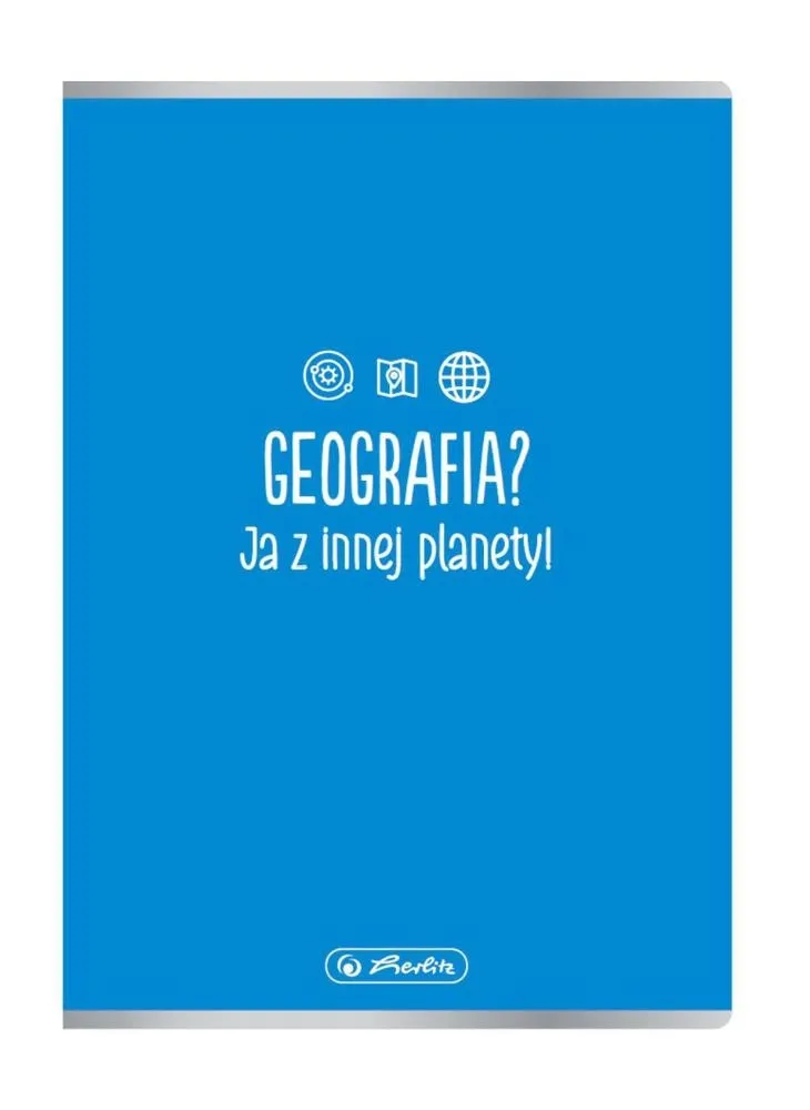 Zeszyt Herlitz przed Geografia  A5 60k kratka z marginesem