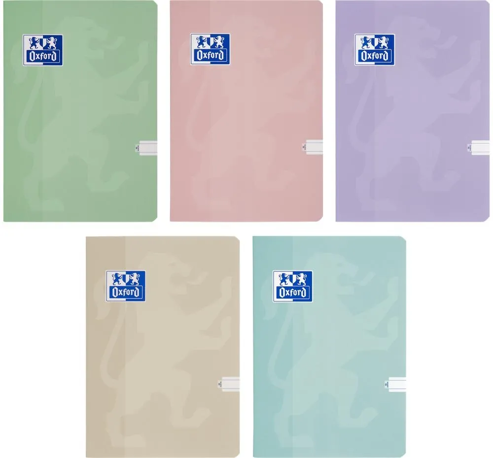 Zeszyt oxford touch pastel a5/32k linia z marginesem