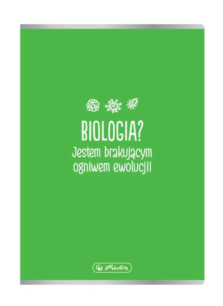Zeszyt Herlitz przed Biologia A5 60k kratka z marginesem