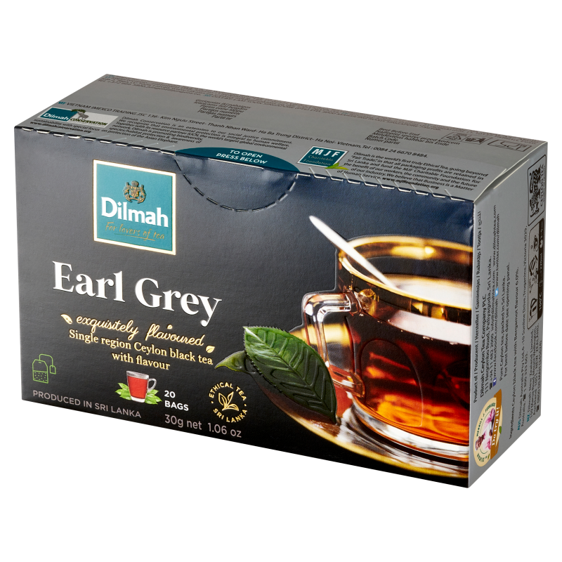 Herbata czarna cejlońska EARL GREY (20 tor.)
