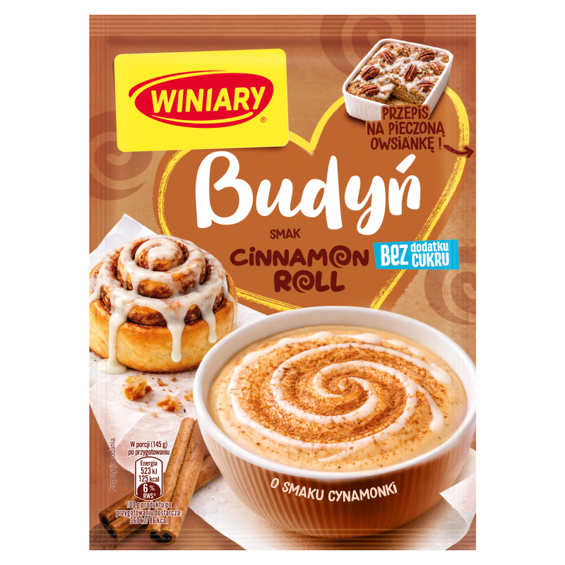Budyń Cinnamon Roll (bez cukru)