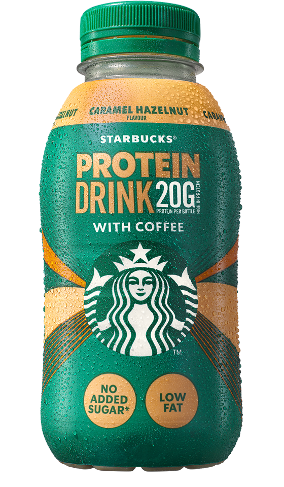 Protein Caramel Hazelnut - wysokobiałkowy mleczny napój o smaku karmelowo - orzechowym