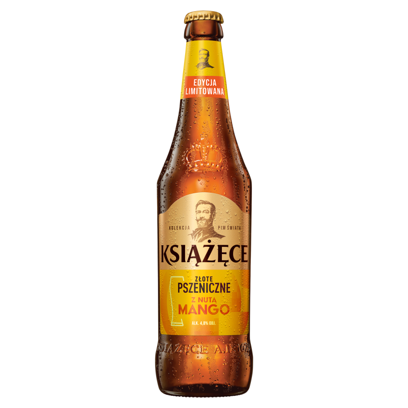 Piwo złote pszeniczne z nutą mango