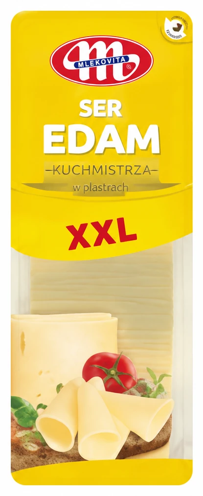 MLEKOVITA Ser Edam Kuchmistrza w plastrach, XXL