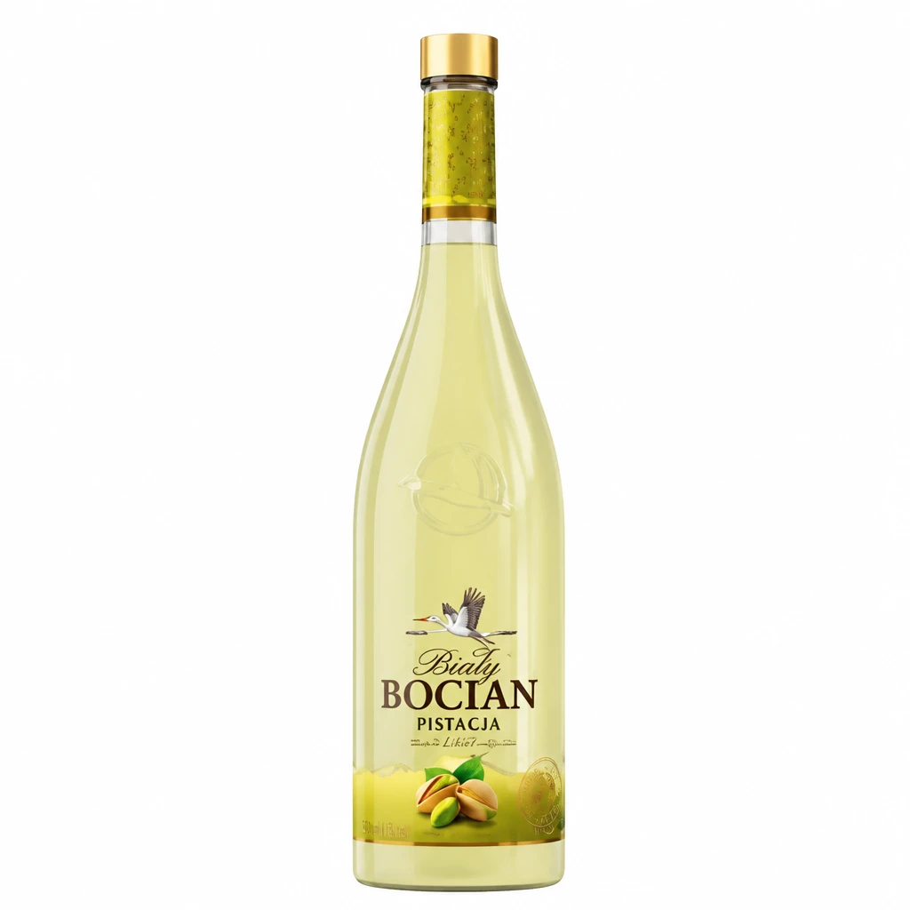 Likier Biały Bocian pistacja 0,5l 16%