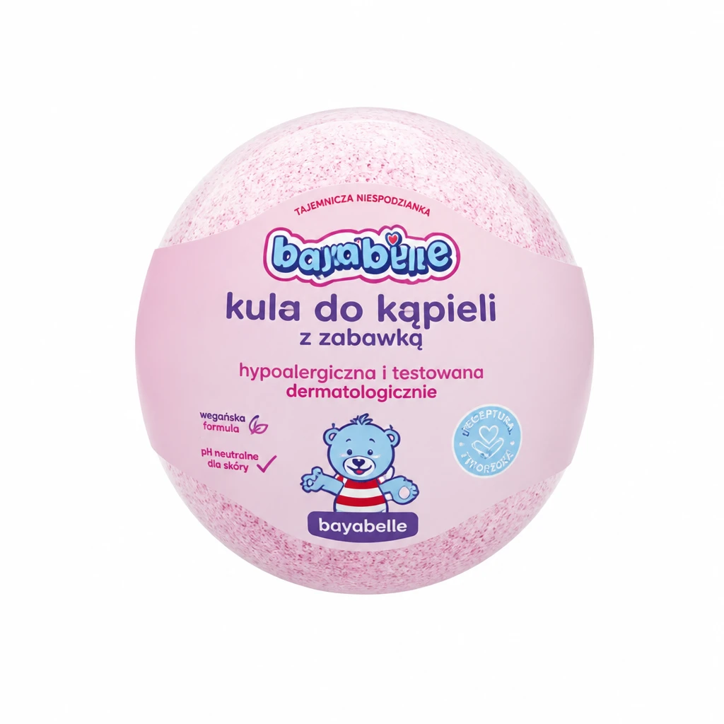 Kula do kąpieli Dz z zabawką Bayabelle 140g mix