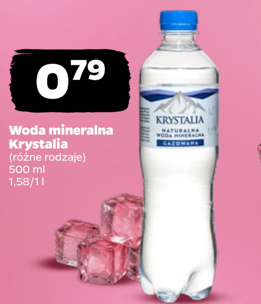 Woda mineralna Krystalia