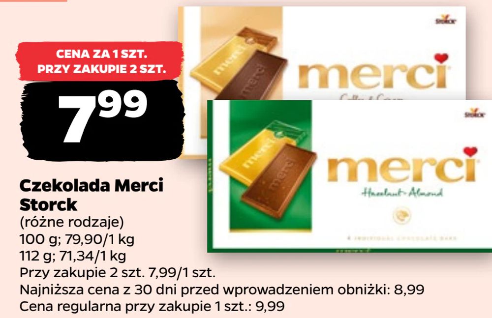 Czekolada Merci Storck