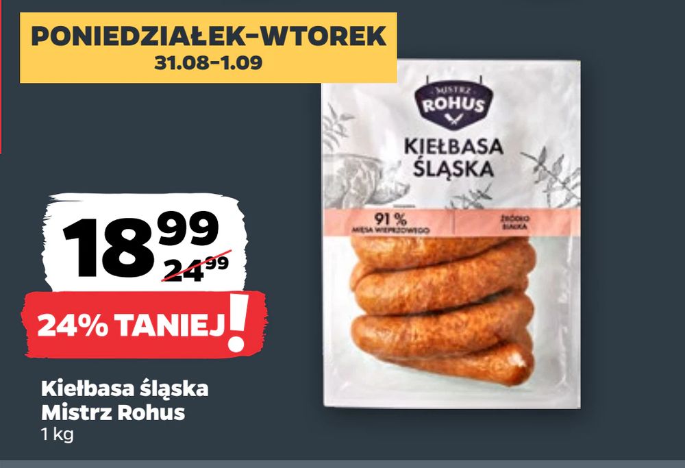 Kiełbasa śląska Mistrz Rohus