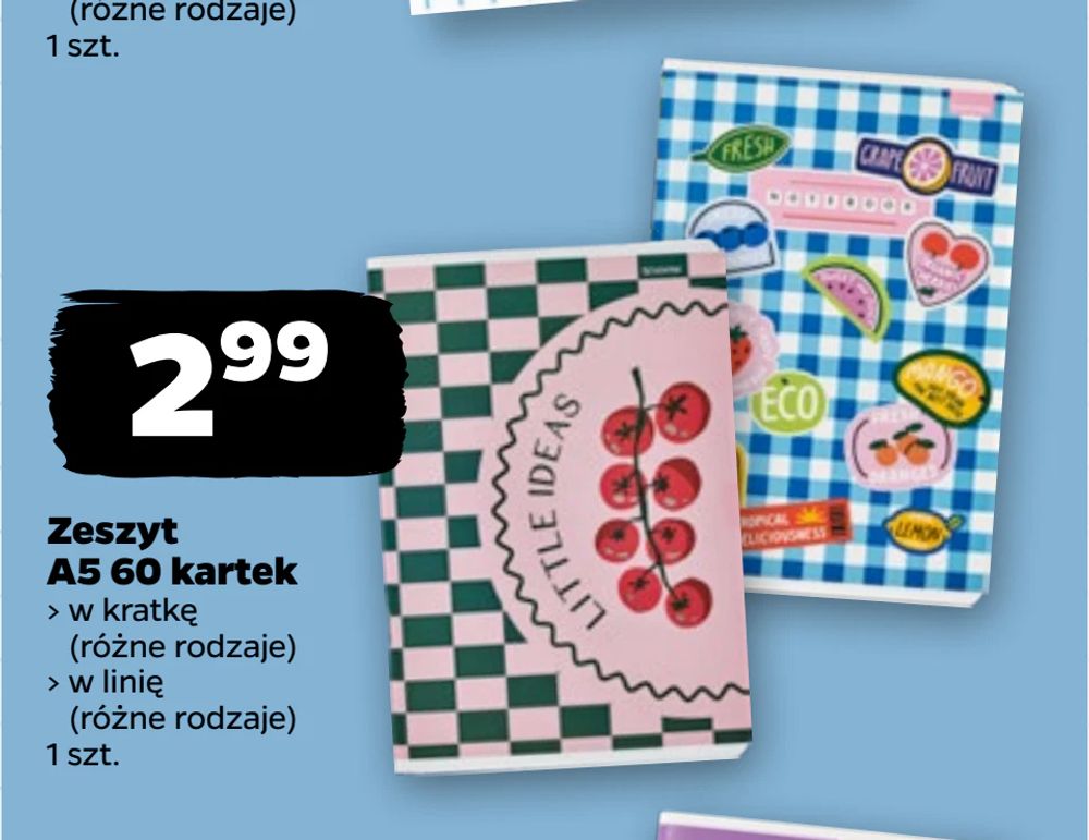 Zeszyt A5 60 kartek