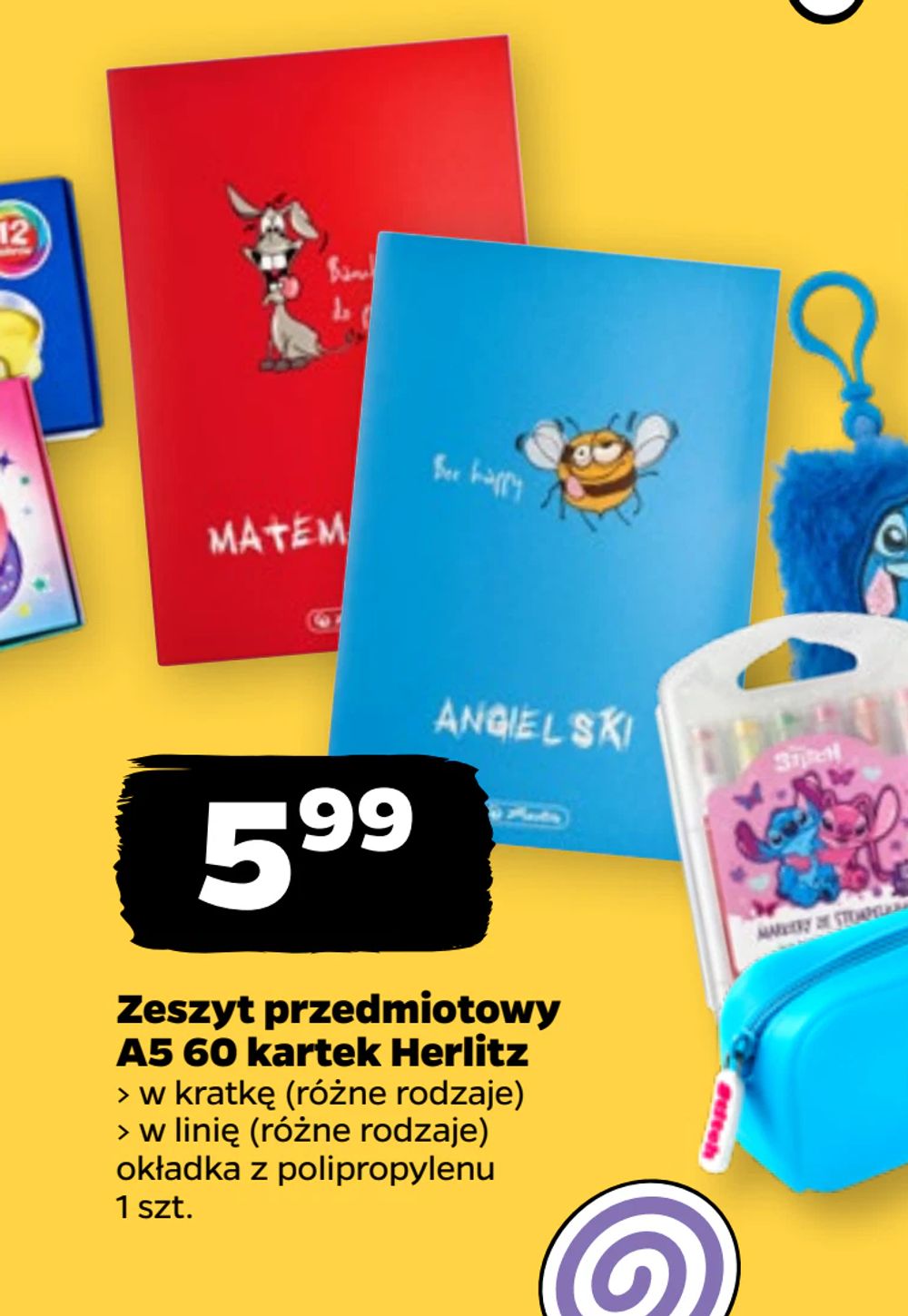 Zeszyt przedmiotowy A5 60 kartek Herlitz