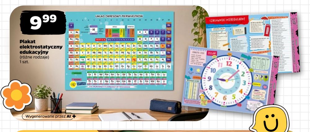 Plakat elektrostatyczny edukacyjny