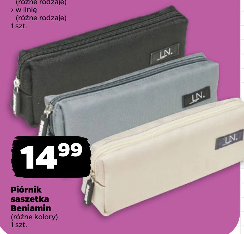Piórnik saszetka Beniamin