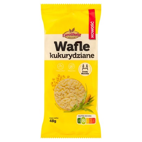 Eurowafel Wafle kukurydziane 48 g