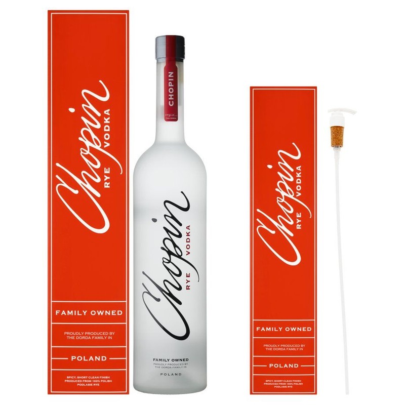 Wódka czysta alk.40% obj. Chopin 3 l