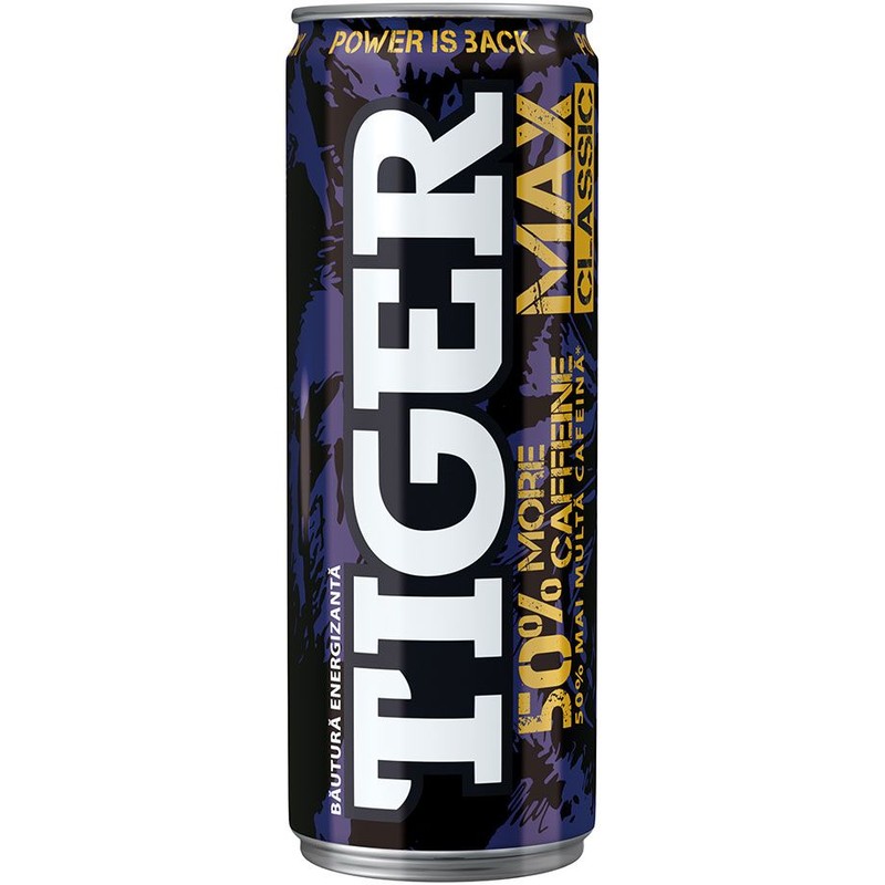 Napój energetyczny classic max TIGER 250 ml