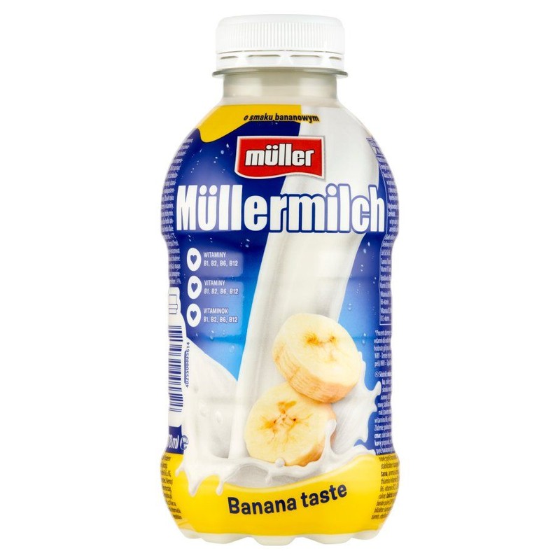 Mullermilch o smaku bananowym Müller 400 g