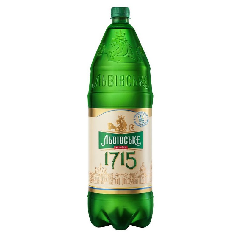 Piwo 1715 alk. 4,5% Lwowskie 2,25 l