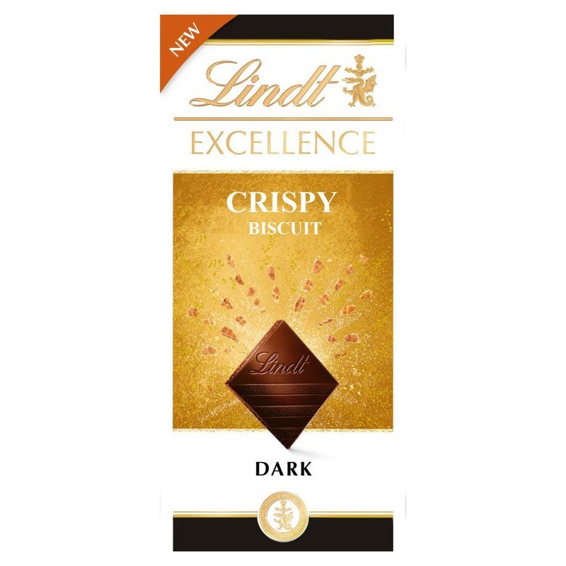 Czekolada Excellence z chrupiącymi ciasteczkami Lindt 100 g