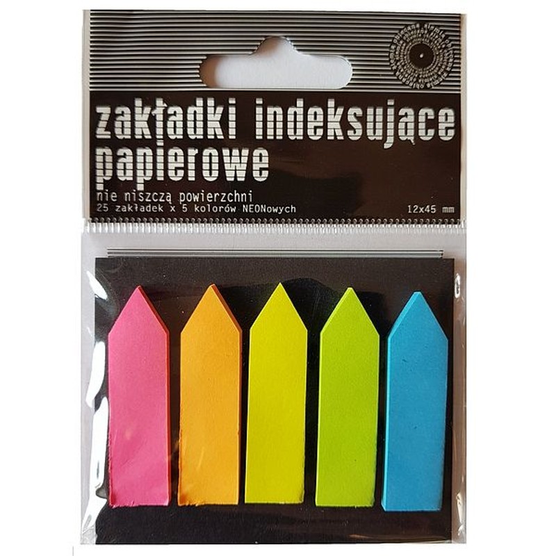 Zakładki indeksujące papierowe ziemia obiecana jami sp. z o.o. 5 sztuk