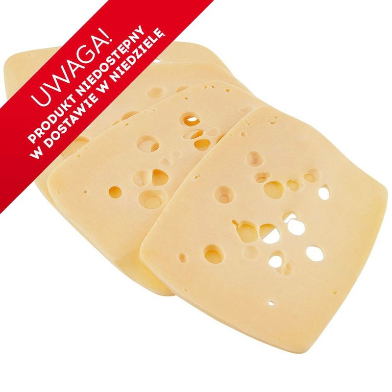 Ser Królewiecki Szwajcar  plastry Auchan na wagę ok. 250 g