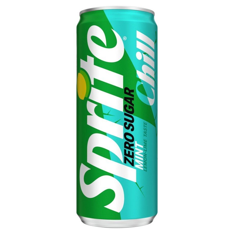 Napój gazowany Zero o smaku cytrynowo-limonkowo-miętowym Sprite 330 ml