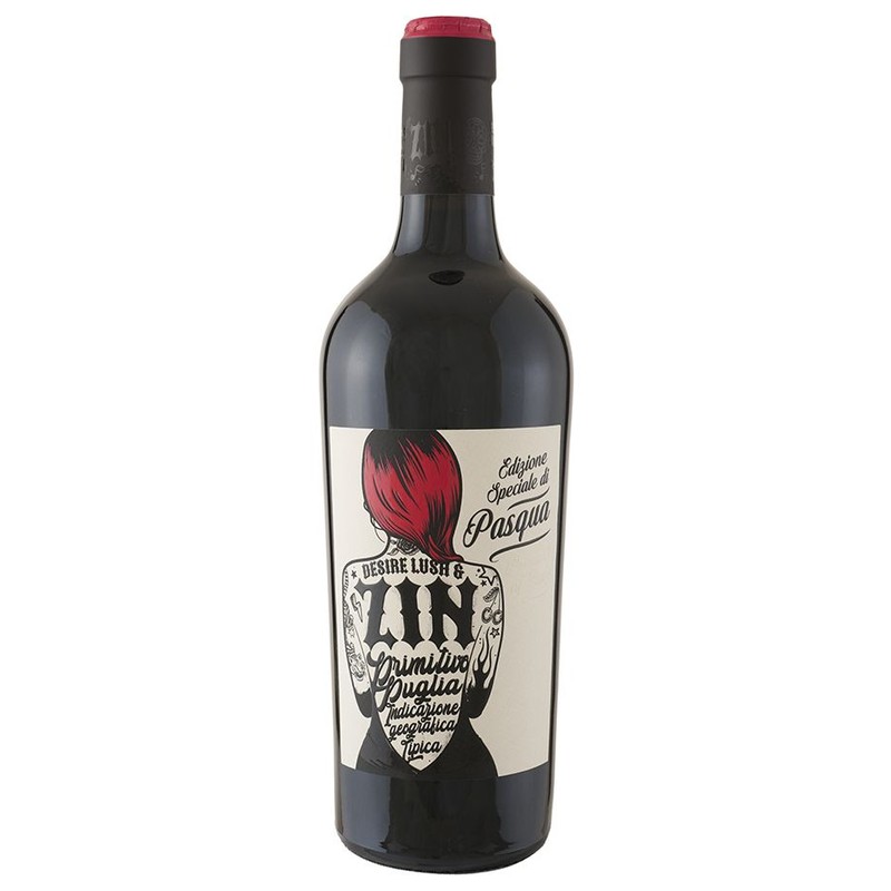 Wino Zin Primitivo Puglia czerwone wytrawne Pasqua 750 ml