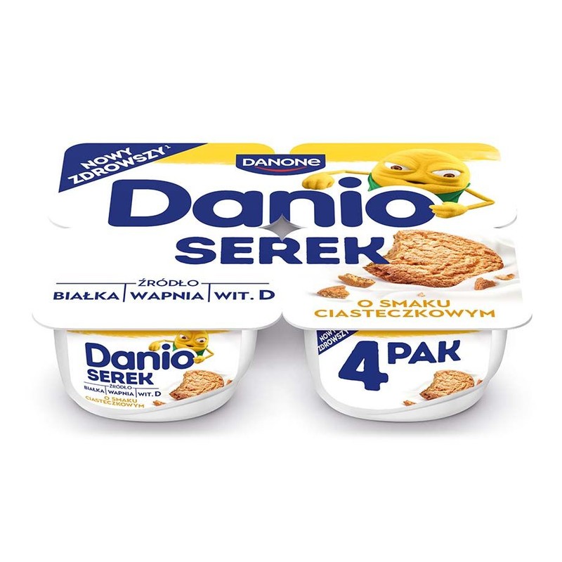 Danio serek o smaku ciasteczkowym Danone 4 x 130 g