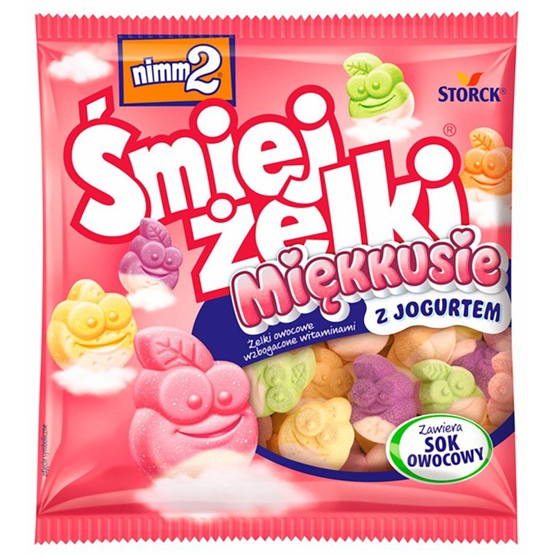 Śmiejżelki Miękkusie z jogurtem nimm2 90 g