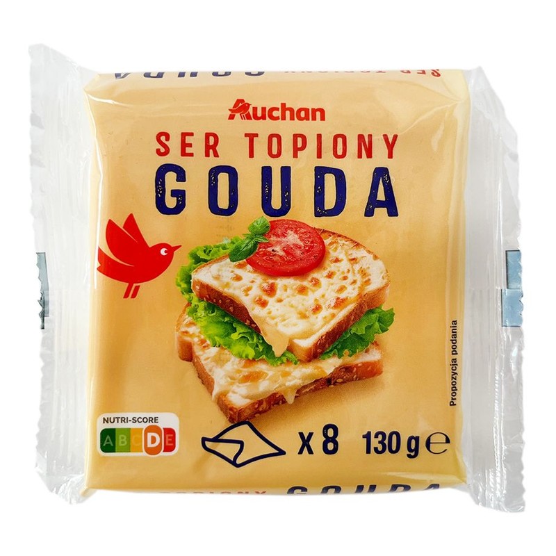 Ser topiony Gouda Auchan 130 g