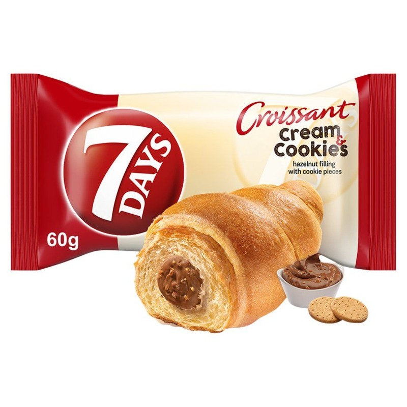 Croissant cream & cookies 7 Days 60 g