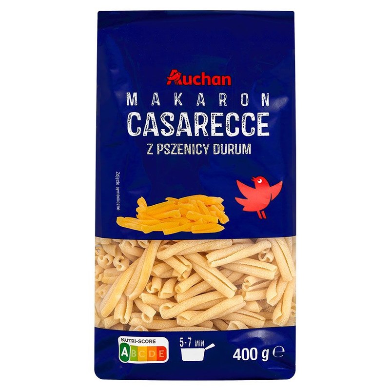 Makaron Casarecce z pszenicy durum Auchan 400 g