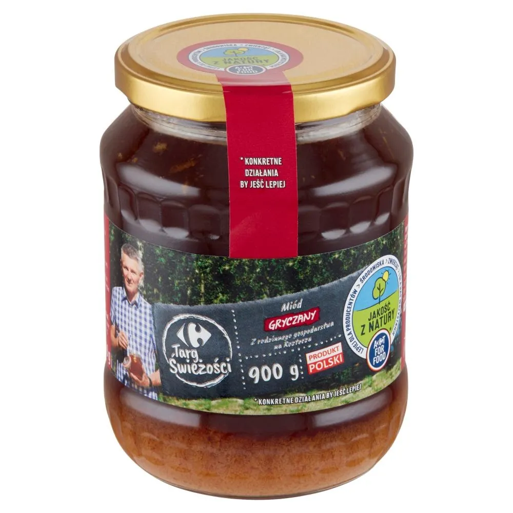 Carrefour Targ Świeżości Miód gryczany 900 g