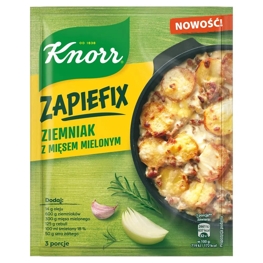Knorr Zapiefix ziemniak z mięsem mielonym 37 g