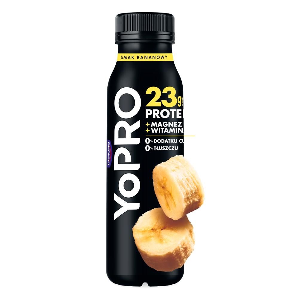 Danone YoPro Jogurt pitny smak bananowy 270 g