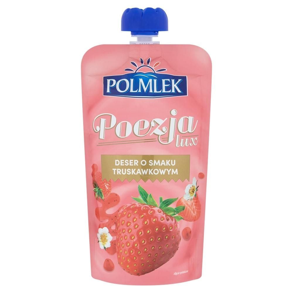 Polmlek Poezja Lux Deser o smaku truskawkowym 150 g