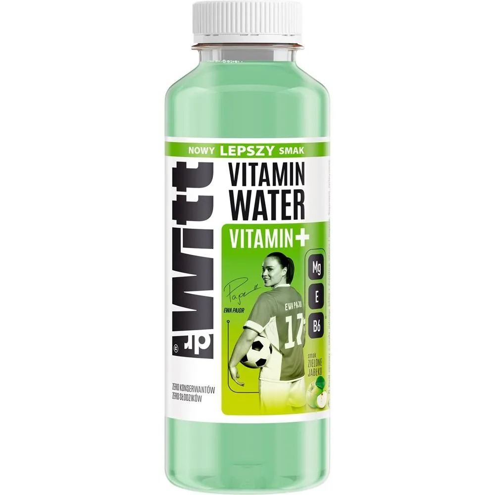 Dr Witt Vitamin Water Napój owocowy o smaku zielonego jabłka 550 ml