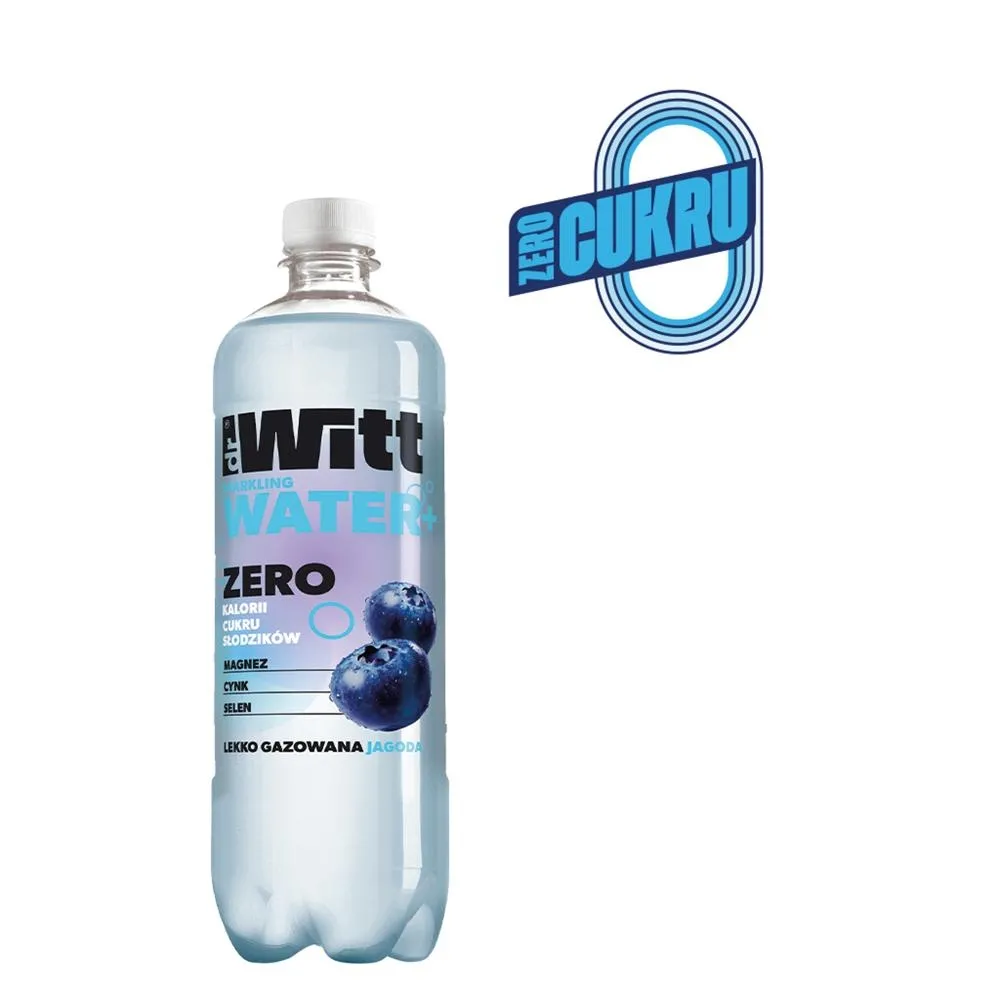 DrWitt Napój gazowany lekko gazowana jagoda 750 ml
