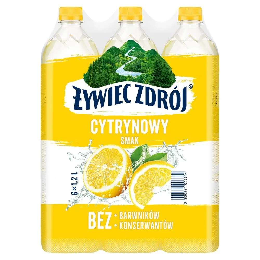 Żywiec Zdrój Napój niegazowany cytrynowy smak 6 x 1,2 l