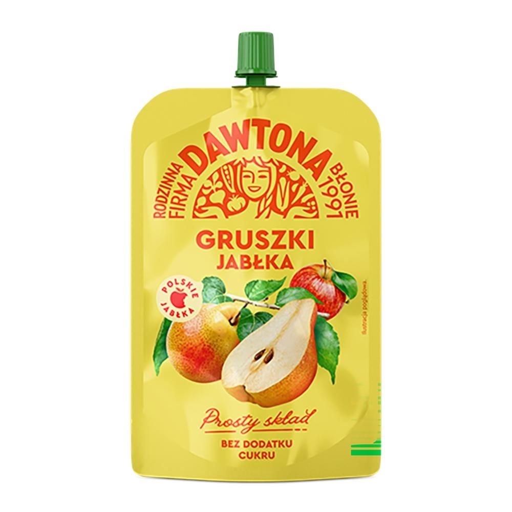 Dawtona Mus gruszki jabłka 180 g