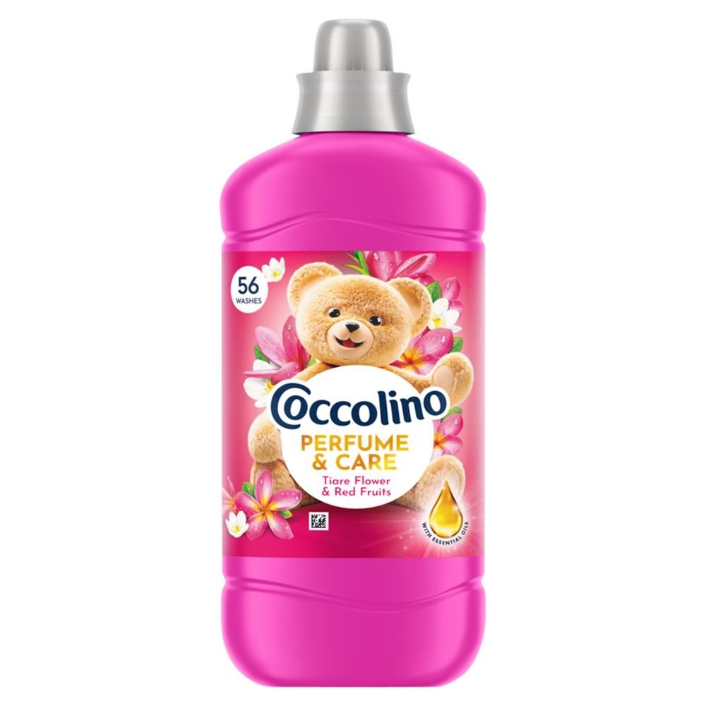 Coccolino Perfume&Care Tiare Flower&Red Fruits Płyn do płukania tkanin koncentrat 1288 ml (56 prań)