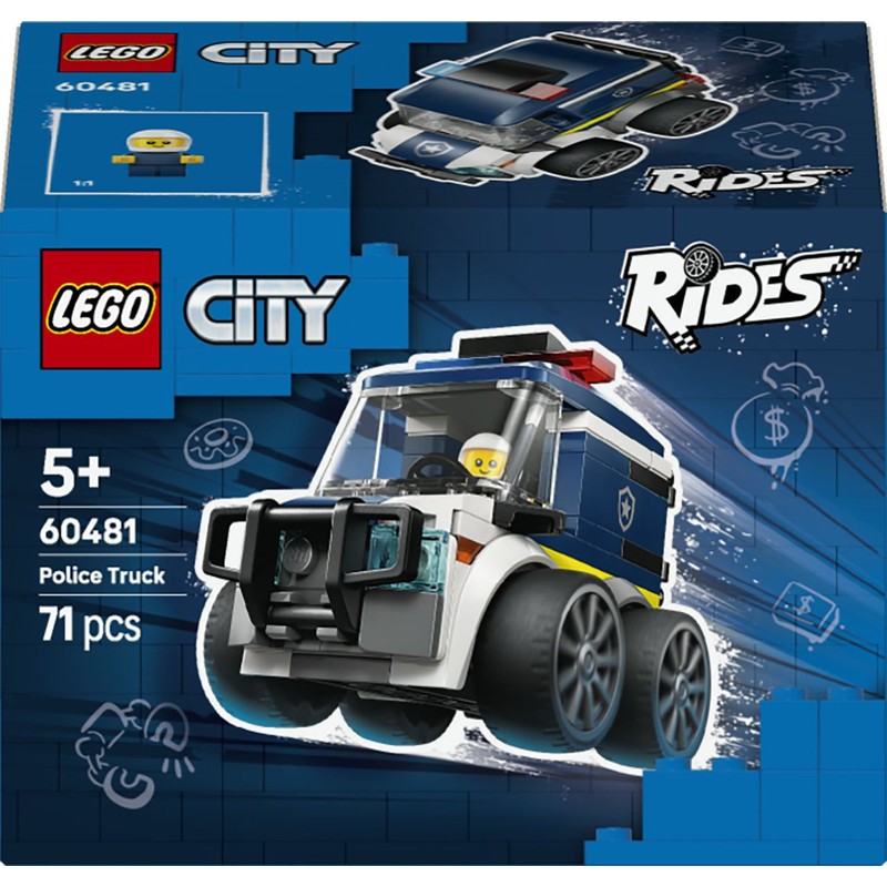 City Pojazdy — Ciężarówka policyjna 60481, zestaw konstrukcyjny LEGO 1 sztuka