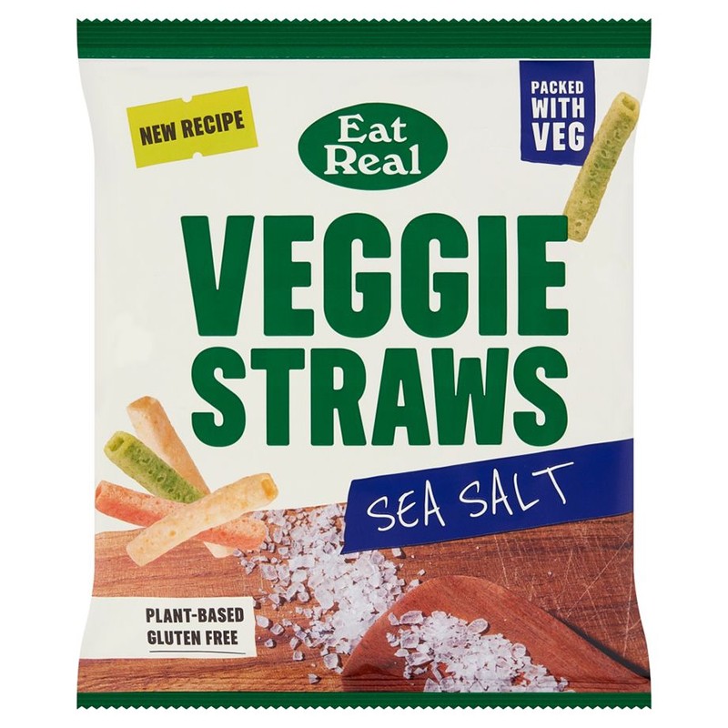 Przekąski na bazie warzyw i ryżu z solą morską Eat Real 45 g